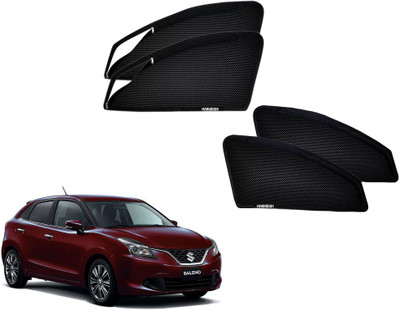 HARKRISH Side Window Sun Shade For Maruti Suzuki Baleno(Black)