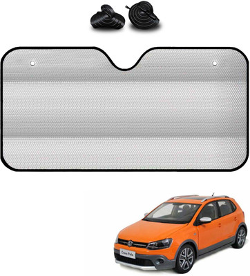 COSMOGEAR Windshield, Dashboard, Rear Window Sun Shade For Volkswagen Polo Cross(Silver)