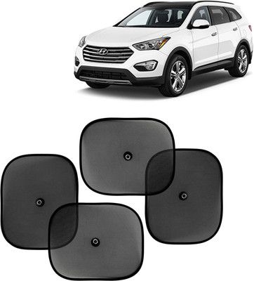 Kingsway Side Window, Rear Window, Windshield Sun Shade For Hyundai SantaFe(Black)