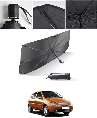 AYW Windshield Sun Shade For Ford Ikon(Black, Silver)