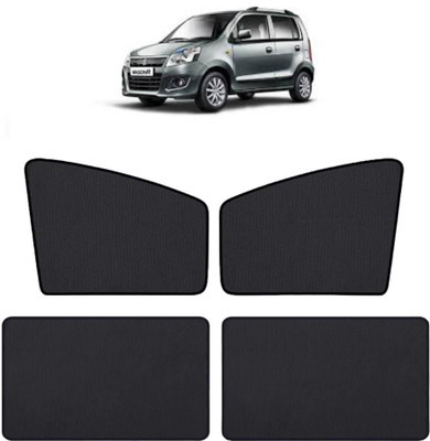RAKRISH Rear Window, Side Window Sun Shade For Maruti Suzuki WagonR(Black)