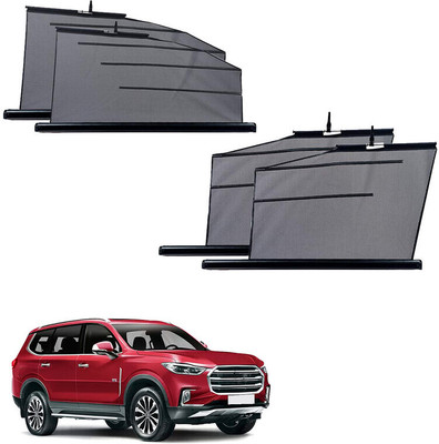 SS FOR YOUR SMART NEEDS Side Window Sun Shade For MG Gloster(Black)