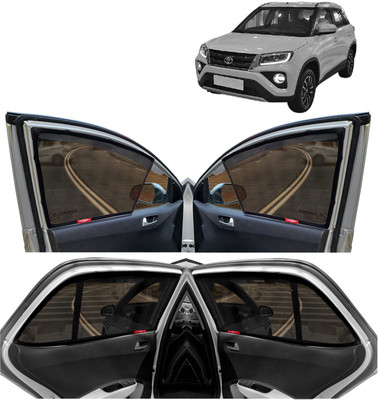 Kingsway Side Window, Rear Window Sun Shade For Toyota Urban Cruiser(Black)