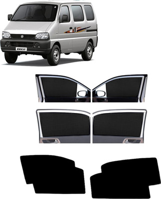DreamRow Side Window Sun Shade For Maruti Suzuki Eeco(Black)