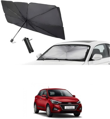 GONAMA Windshield Sun Shade For Hyundai Elite i20(Silver)