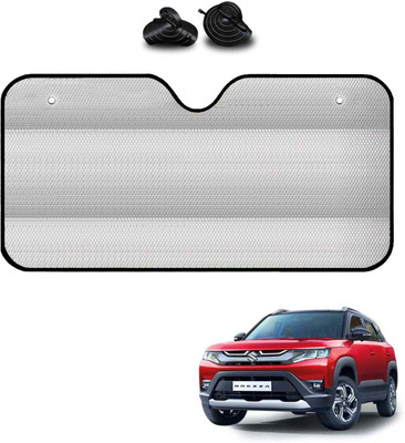 COSMOGEAR Windshield, Dashboard, Rear Window Sun Shade For Maruti Suzuki Brezza(Silver)