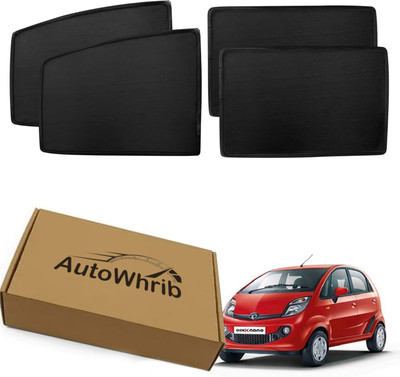 Autowhrib Side Window Sun Shade For Tata Nano Genx(Black)