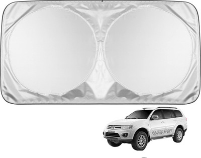 MOCKHE Windshield Sun Shade For Mitsubishi Pajero(Silver)