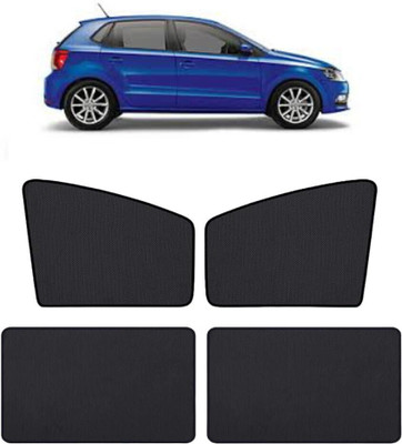 KUNTAIL ENTERPRISES Rear Window, Side Window Sun Shade For Volkswagen Polo(Black)