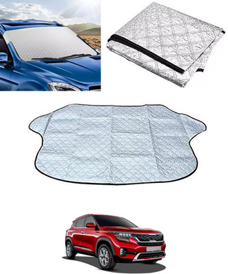 RKPSP Windshield Sun Shade For Kia Seltos(Silver)