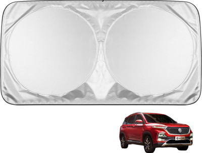 MOCKHE Windshield Sun Shade For MG Hector(Silver)