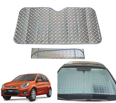 AUTO PEARL Dashboard, Windshield Sun Shade For Ford Figo(Grey)