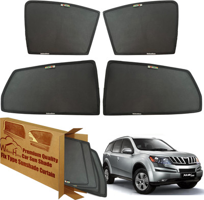 WolkomHome Side Window Sun Shade For Mahindra XUV 500(Black)