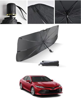 AYW Windshield Sun Shade For Toyota Camry(Black, Silver)