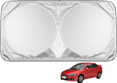 MOCKHE Windshield Sun Shade For Mitsubishi Lancer(Silver)