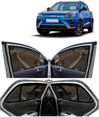 Kingsway Rear Window, Side Window Sun Shade For Mahindra XUV(Black)