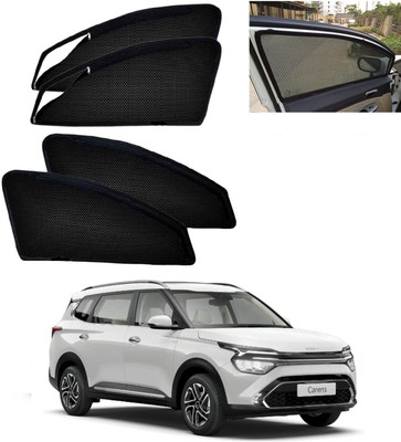 AuTO ADDiCT Side Window Sun Shade For Kia(Black)