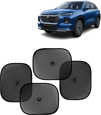 Kingsway Side Window, Rear Window, Windshield Sun Shade For Maruti Suzuki Grand Vitara(Black)