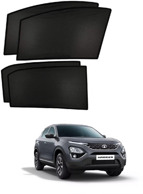 AuTO ADDiCT Side Window Sun Shade For Tata Harrier(Black)