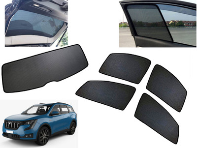AUTO PEARL Side Window, Rear Window Sun Shade For Mahindra XUV 700(Black)