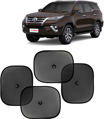 Kingsway Side Window, Rear Window, Windshield Sun Shade For Toyota Fortuner(Black)