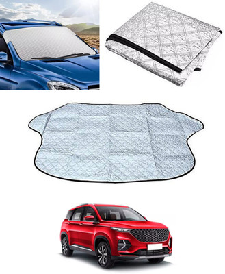 ABJD Windshield Sun Shade For MG Hector Plus(Silver)