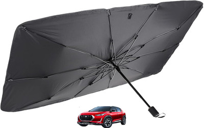MOCKHE Windshield Sun Shade For Nissan Magnite(Silver)
