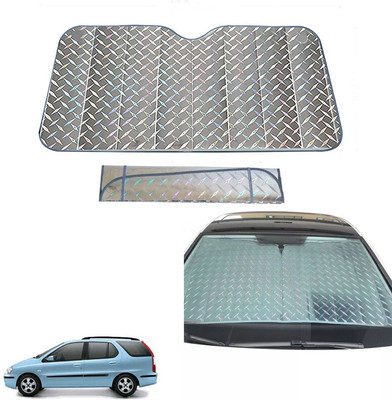 AUTO PEARL Dashboard, Windshield Sun Shade For Tata Indigo Marina(Grey)