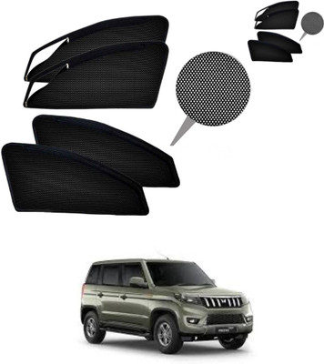 RAKRISH Rear Window, Side Window Sun Shade For Mahindra Bolero(Black)