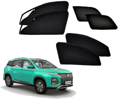 HARKRISH Side Window Sun Shade For MG Hector(Black)