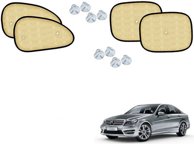 Automotive Prist Side Window Sun Shade For Mercedes Benz C-Class(Beige)