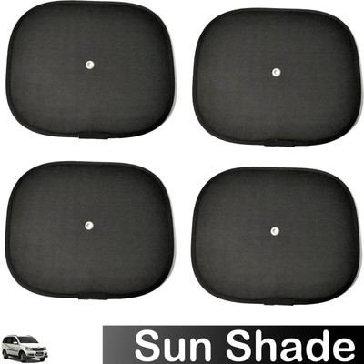 Rhtdm Side Window Sun Shade For Mahindra Xylo, Universal For Car(Black)