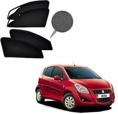 RAKRISH Rear Window, Side Window Sun Shade For Maruti Suzuki Ritz(Black)