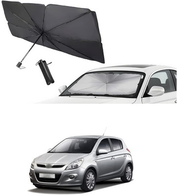 GONAMA Rear Window Sun Shade For Hyundai i20(Silver)