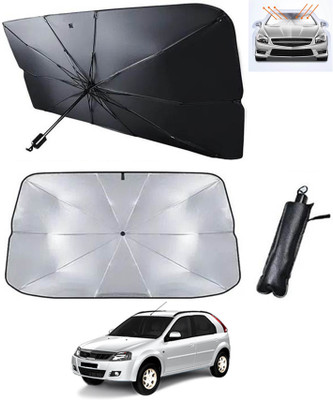 MATIES Windshield Sun Shade For Mahindra Verito Vibe(Silver)
