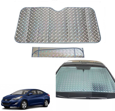AUTO PEARL Dashboard, Windshield Sun Shade For Hyundai Elantra(Grey)