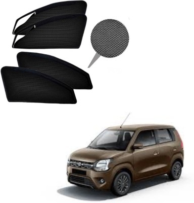 RAKRISH Rear Window, Side Window Sun Shade For Maruti Suzuki WagonR(Black)