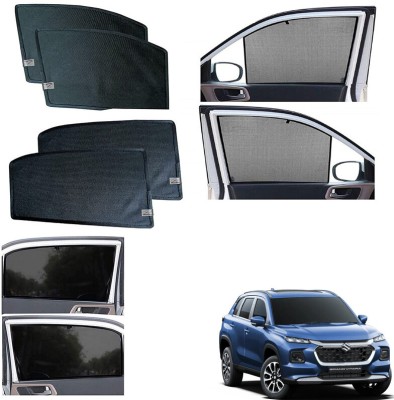 WolkomHome Side Window Sun Shade For Maruti Suzuki Grand Vitara(Black)