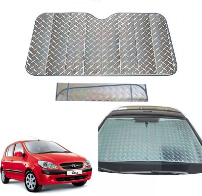 AUTO PEARL Dashboard, Windshield Sun Shade For Hyundai Getz Prime(Grey)