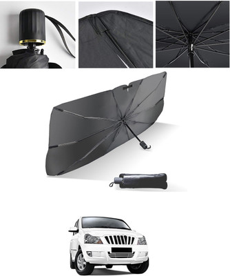 AYW Windshield Sun Shade For Mahindra Xylo(Black)