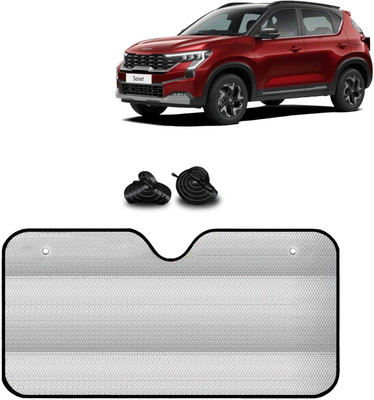 Kingsway Windshield, Dashboard Sun Shade For Kia Sonet(Silver)