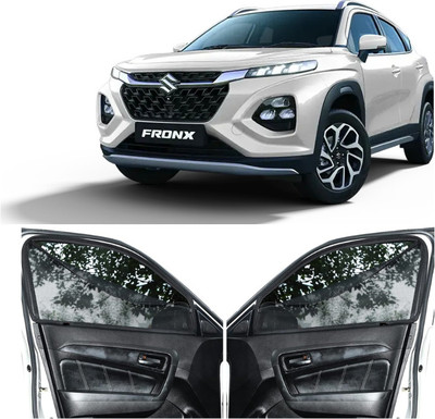 GATIMAN Rear Window, Side Window Sun Shade For Maruti Suzuki Fronx(Black)