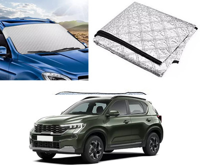 RKPSP Windshield Sun Shade For Kia Sonet(Silver)
