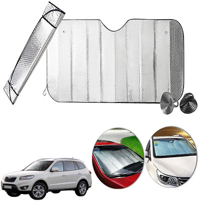 AUTO PEARL Dashboard, Windshield Sun Shade For Hyundai Terracan(Silver)