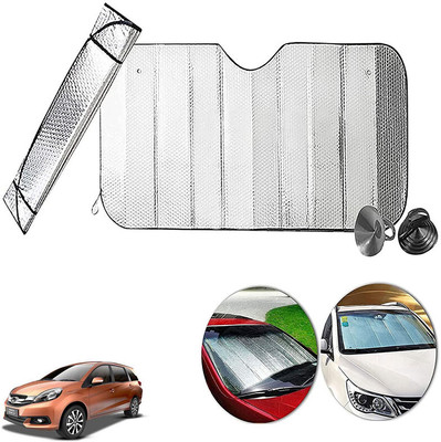AUTO PEARL Dashboard, Windshield Sun Shade For Honda Mobilio(Silver)