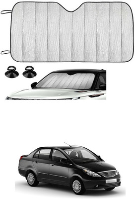 GONAMA Windshield Sun Shade For Tata Universal For Car(Silver)