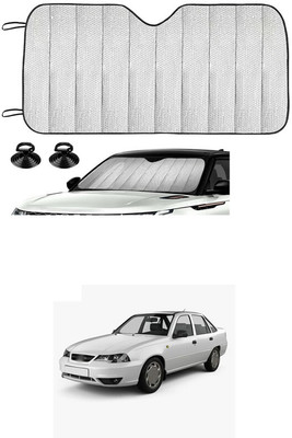 GONAMA Rear Window Sun Shade For Daewoo Cielo(Silver)