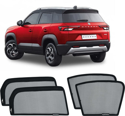 AUTOFIXER Side Window Sun Shade For Maruti Suzuki Brezza(Black)