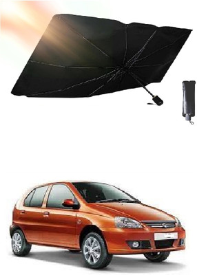 ROSHNEER ENTERPRISES Windshield Sun Shade For Tata Indica V2(Black, Silver)