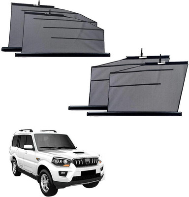SS FOR YOUR SMART NEEDS Side Window Sun Shade For Mahindra Scorpio(Black)